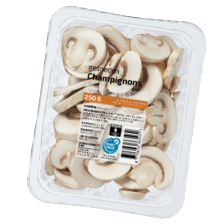 Gesneden champignons